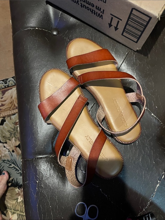 Cynthia Raleigh Shoes - Cynthia Raleigh Brown Leather Strap Sandals